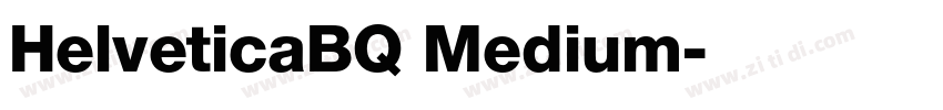 HelveticaBQ Medium字体转换